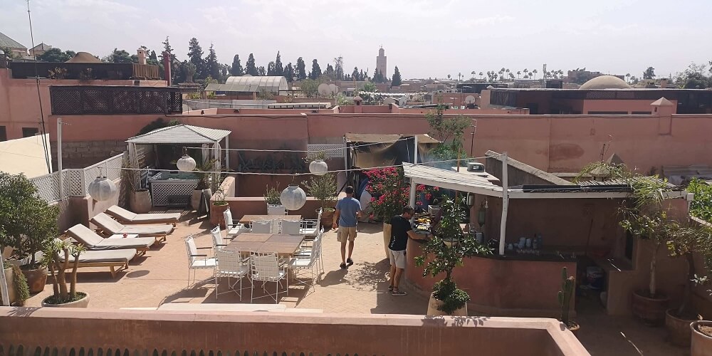 Soirée EVG rooftop Marrakech