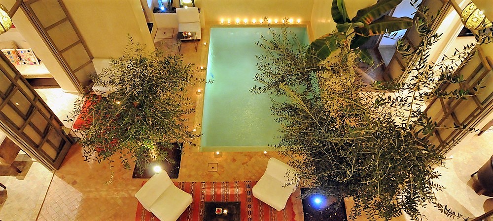 Riad de charme avec piscine dans la médina de Marrakech