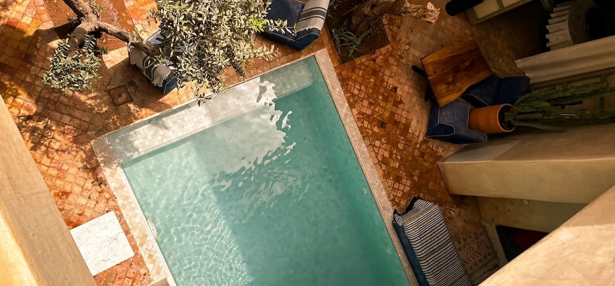 piscine du Riad Vendôme au cœur de la médina de Marrakech