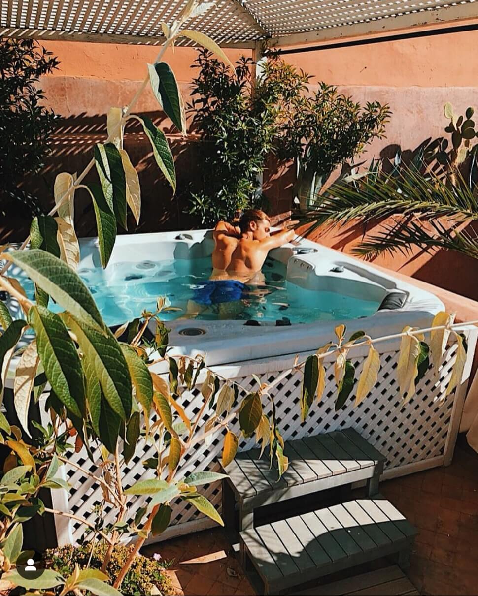 Day pass piscine jacuzzi spa riad Marrakech médina